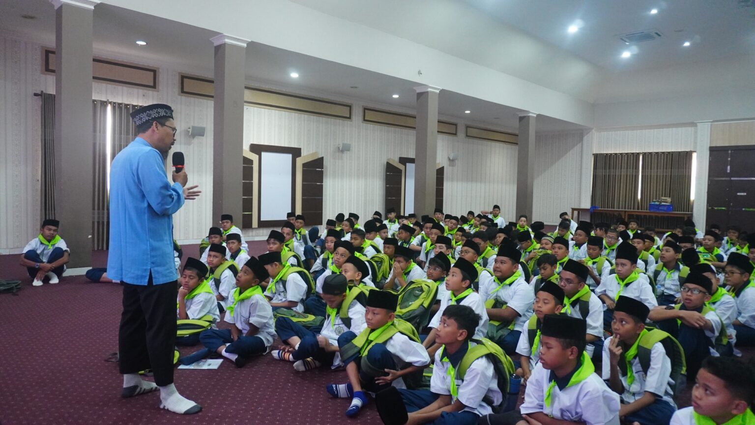 Hari Pertama Kegiatan Usbu Ta’aruf Santri Kelas VII Putra