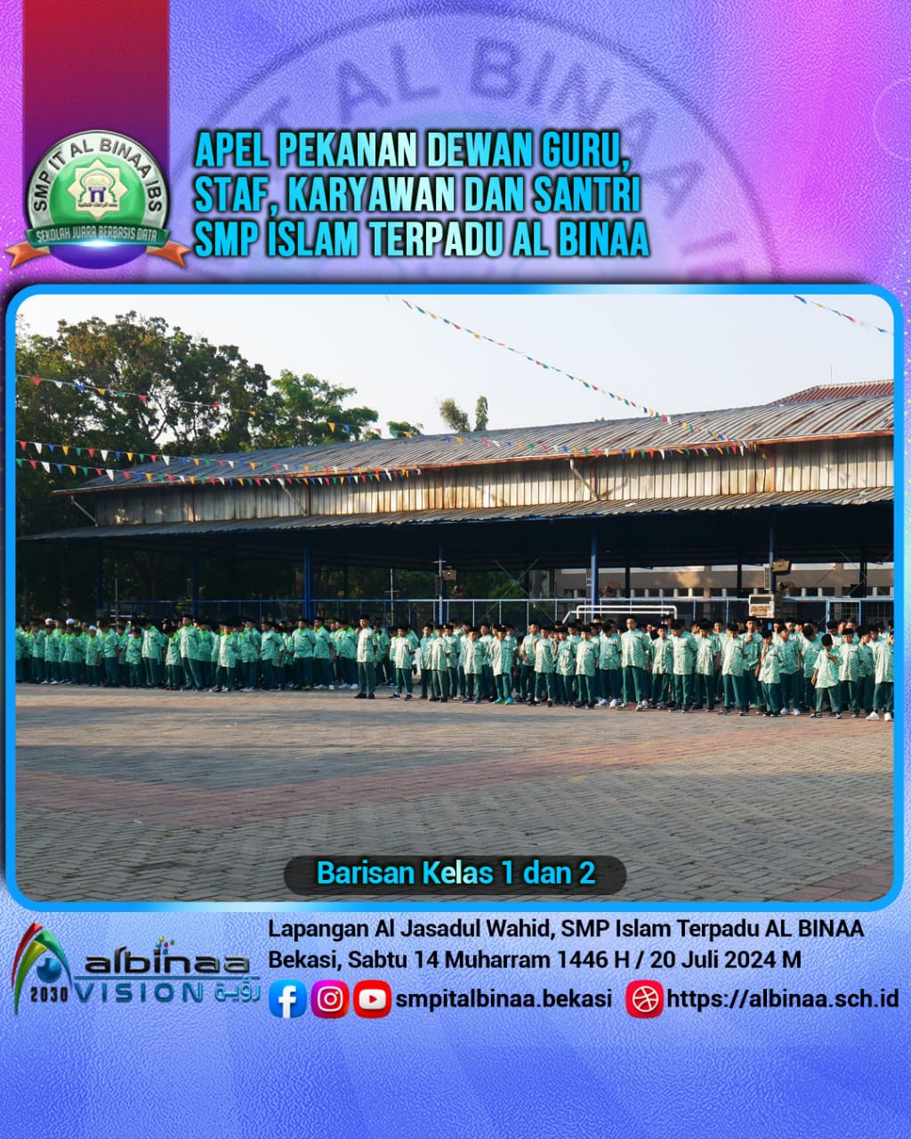 Apel Pagi SMP IT Al Binaa