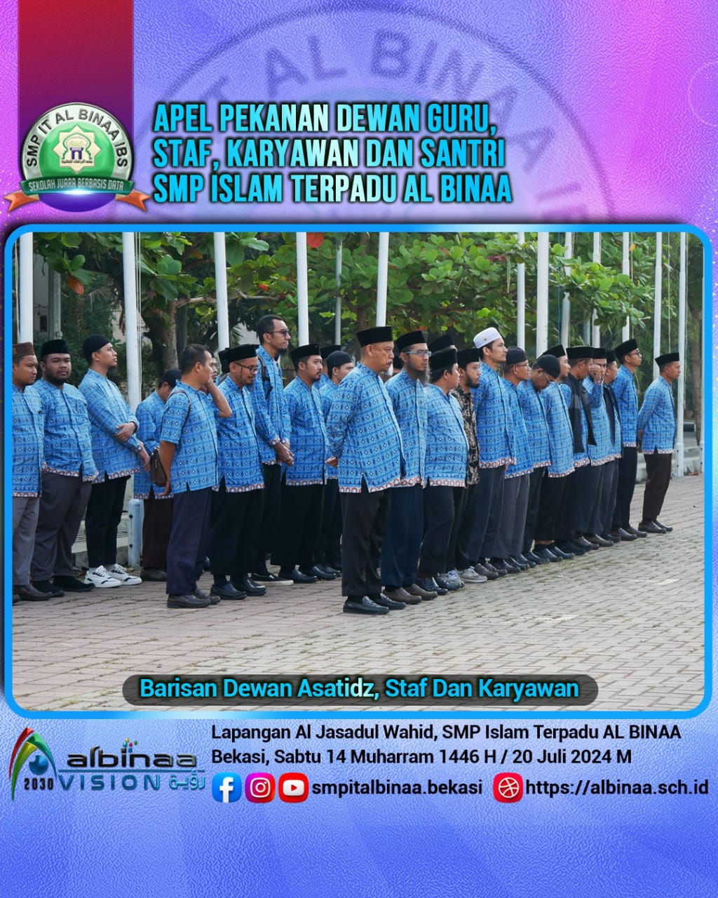 Apel Pagi SMP IT Al Binaa