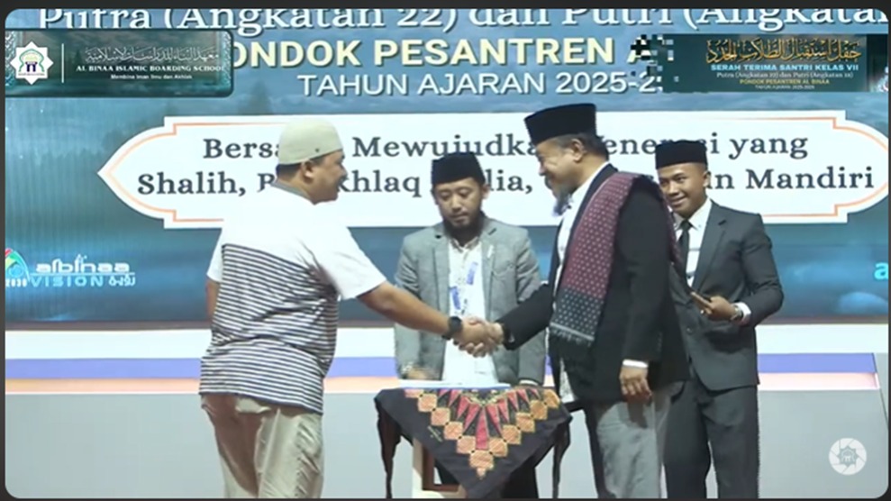 Serah Terima Santri Baru 2025